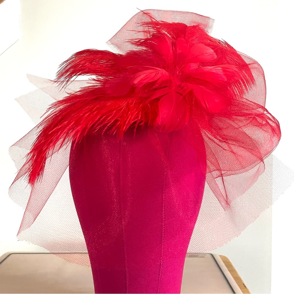 Kentucky Derby Red Fascinator